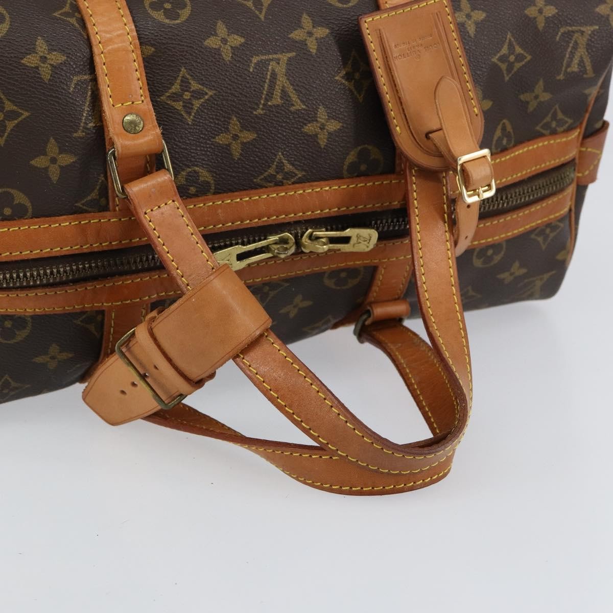 Louis Vuitton Sac Souple Handbag Monogram Canvas, BROWN, CANVAS, Travel bag