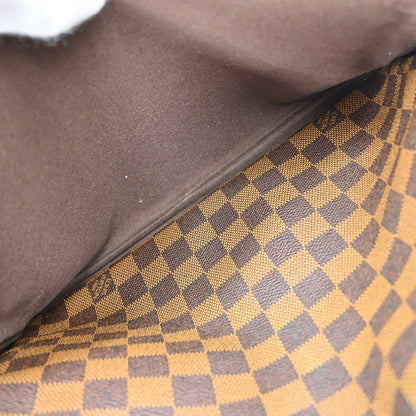Louis Vuitton Naviglio Handbag Damier, BROWN, CANVAS, Shoulder bag