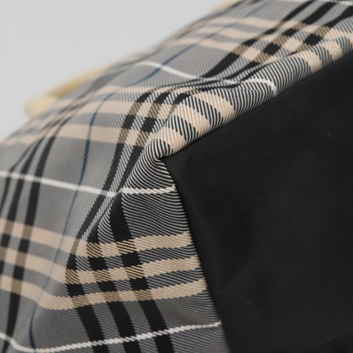 Burberry Nova Check Tote Nylon, GRAY, NYLON, Tote bag