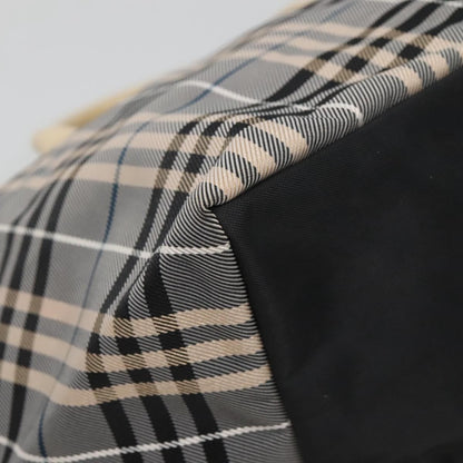 Burberry Nova Check Tote Nylon, GRAY, NYLON, Tote bag