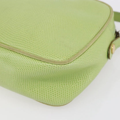 Salvatore Ferragamo Vara Bow camera Shoulder Bag Leather, GREEN, LEATHER, Shoulder bag