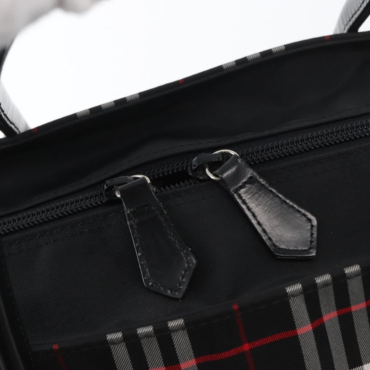 Burberry Nova Check Handbag Nylon, BLACK, NYLON, Handbag