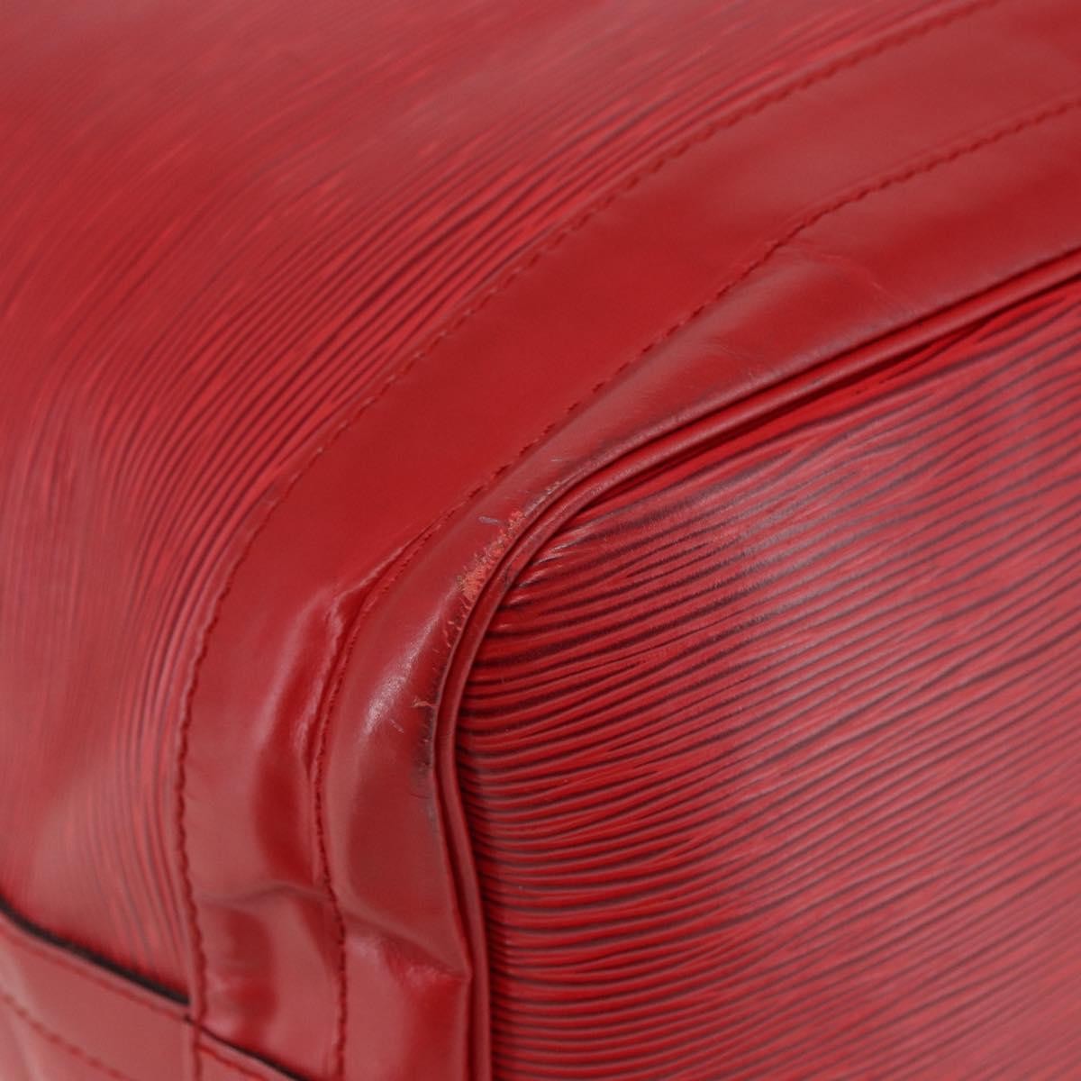 Louis Vuitton Noe Handbag Epi leather, RED, LEATHER, Shoulder bag
