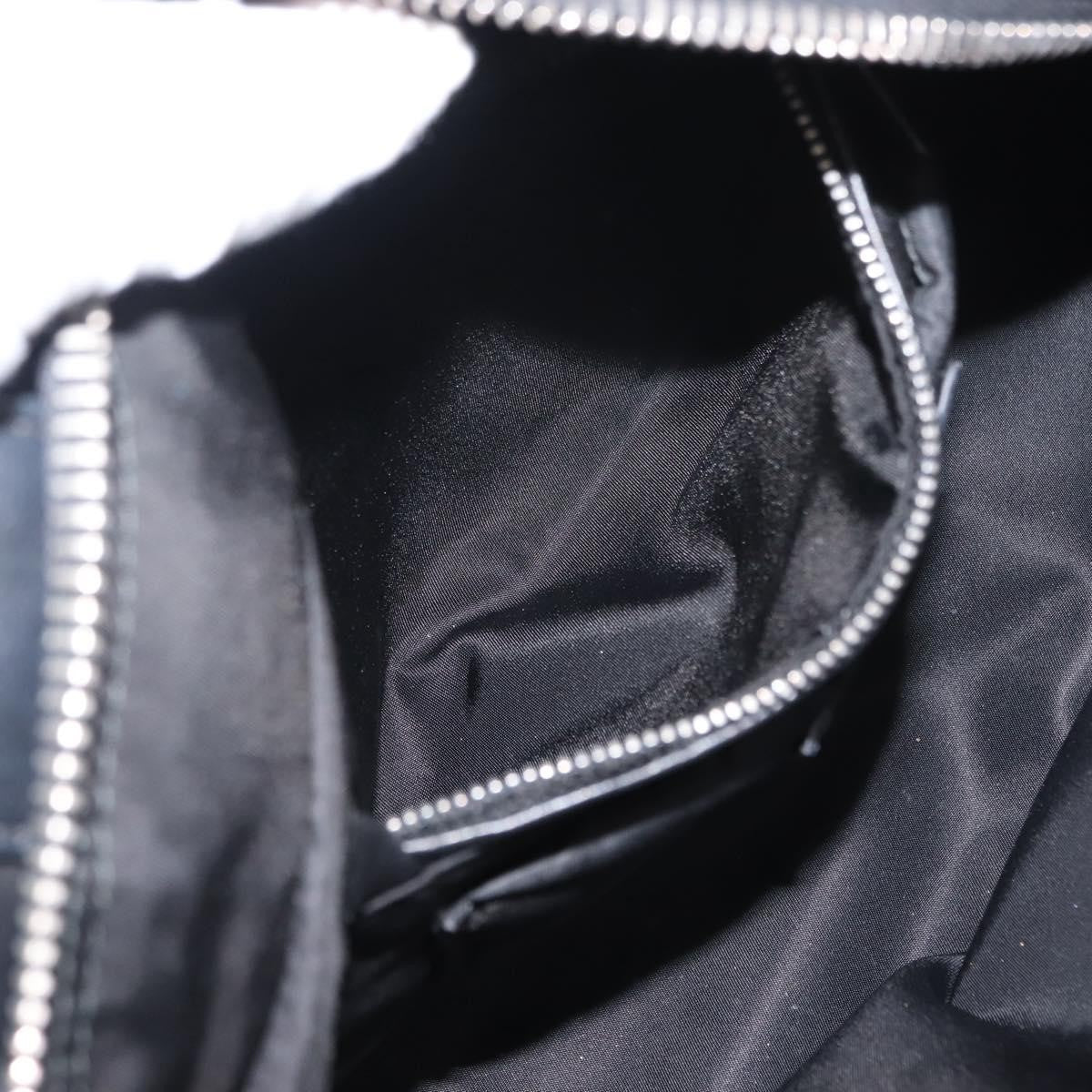 Prada Convertible Double Tote Tessuto, Black, Nylon, Handbag