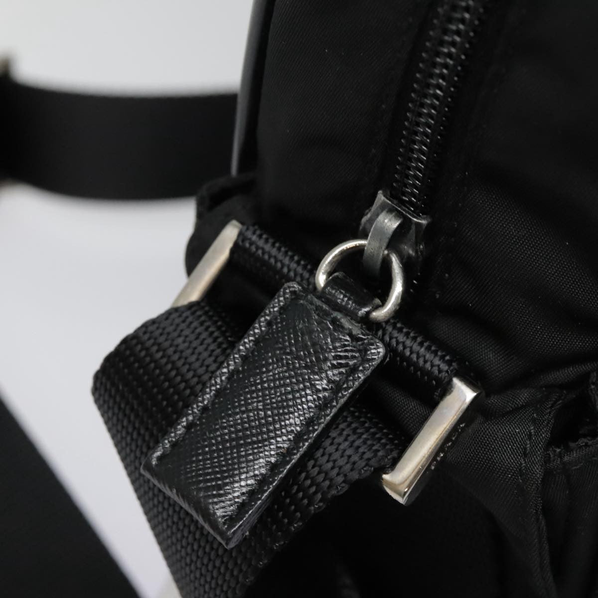 Prada Vintage Shoulder Bag Tessuto, BLACK, NYLON, Shoulder bag