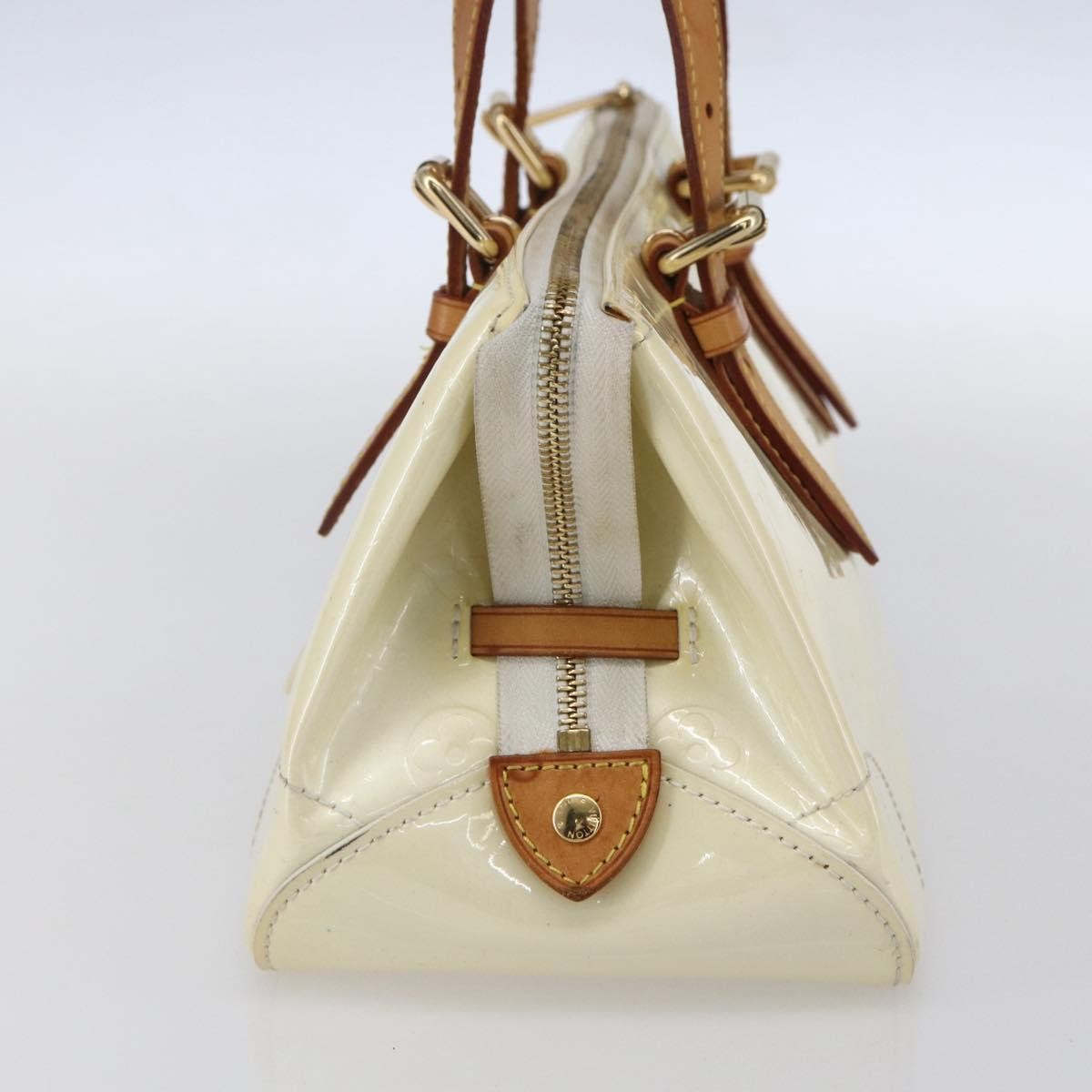 Louis Vuitton Rosewood Avenue Handbag Monogram Vernis, BEIGE, PATENT_LEATHER, Shoulder bag