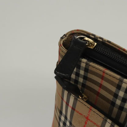 Burberry Nova Check Handbag Nova Check Canvas and leather, BEIGE, CANVAS, Handbag