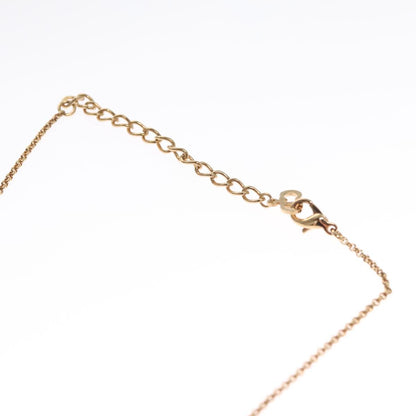Christian Dior CD Pendant Necklace Metal, GOLD, METAL, Necklace