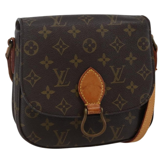 Louis Vuitton Saint Cloud Handbag Monogram Canvas, BROWN, CANVAS, Shoulder bag