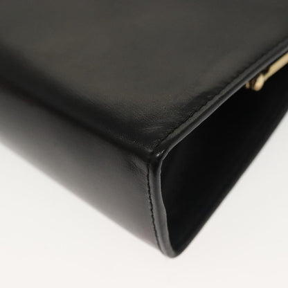 Salvatore Ferragamo Vala Shoulder Bag Leather, BLACK, LEATHER, Shoulder bag