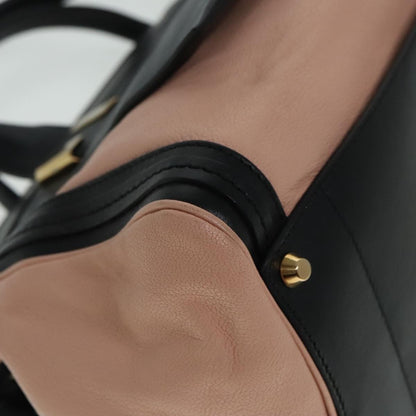 Chloe Alice Satchel Leather, PINK, LEATHER, Handbag