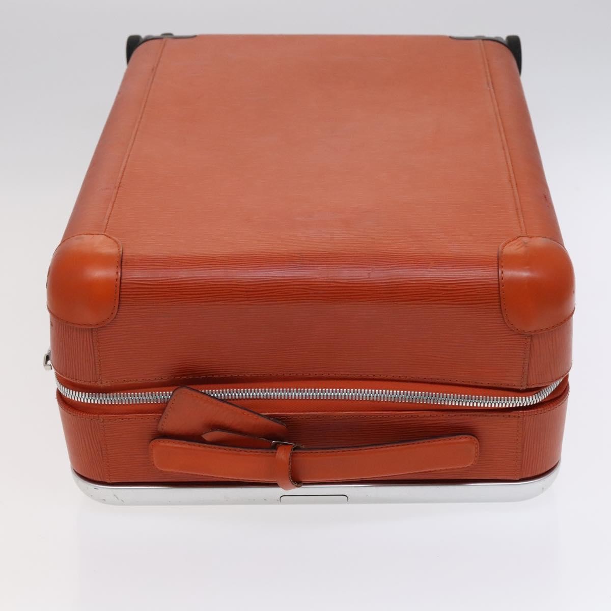 Louis Vuitton Horizon Luggage Epi Leather, ORANGE, LEATHER, Travel bag