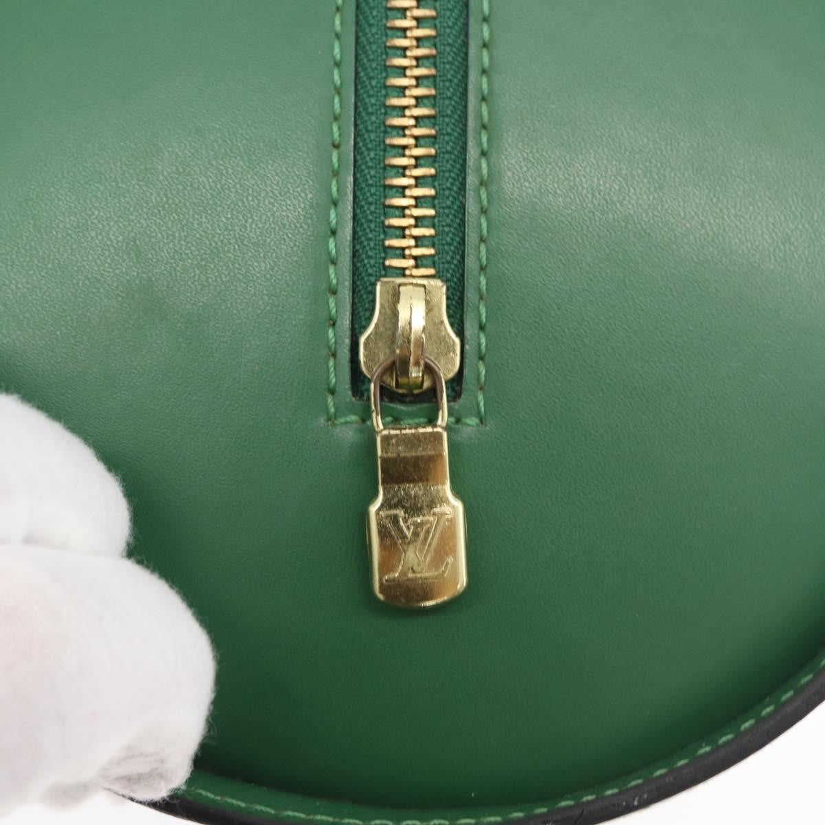 Louis Vuitton Soufflot Handbag Epi Leather, Green, Leather, Handbag