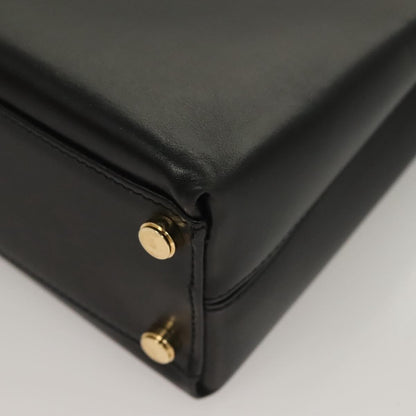 Salvatore Ferragamo Convertible Vara Bow Tote Leather, BLACK, LEATHER, Tote bag