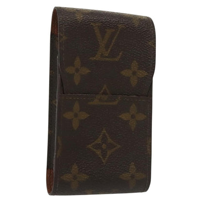 Louis Vuitton Etui Cigarette Case Monogram canvas, BROWN, CANVAS, Toiletry Case