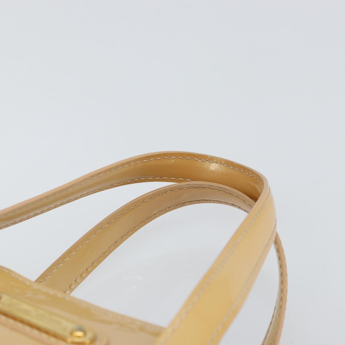 Louis Vuitton Wilshire Handbag Monogram Vernis, BEIGE, PATENT_LEATHER, Tote bag