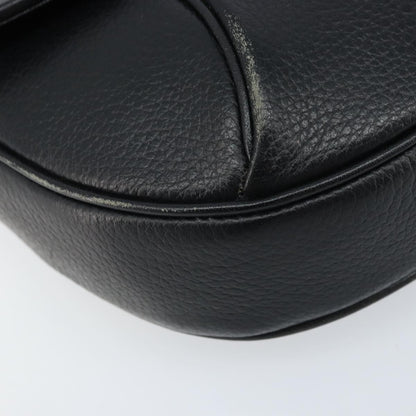 Burberry Flap Shoulder Bag Leather, BLACK, LEATHER, Shoulder bag