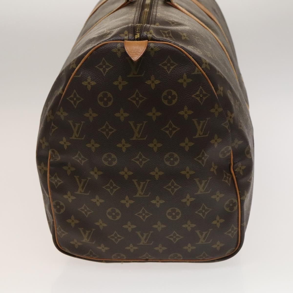 Louis Vuitton Keepall Bag Monogram Canvas, BROWN, CANVAS, Travel bag