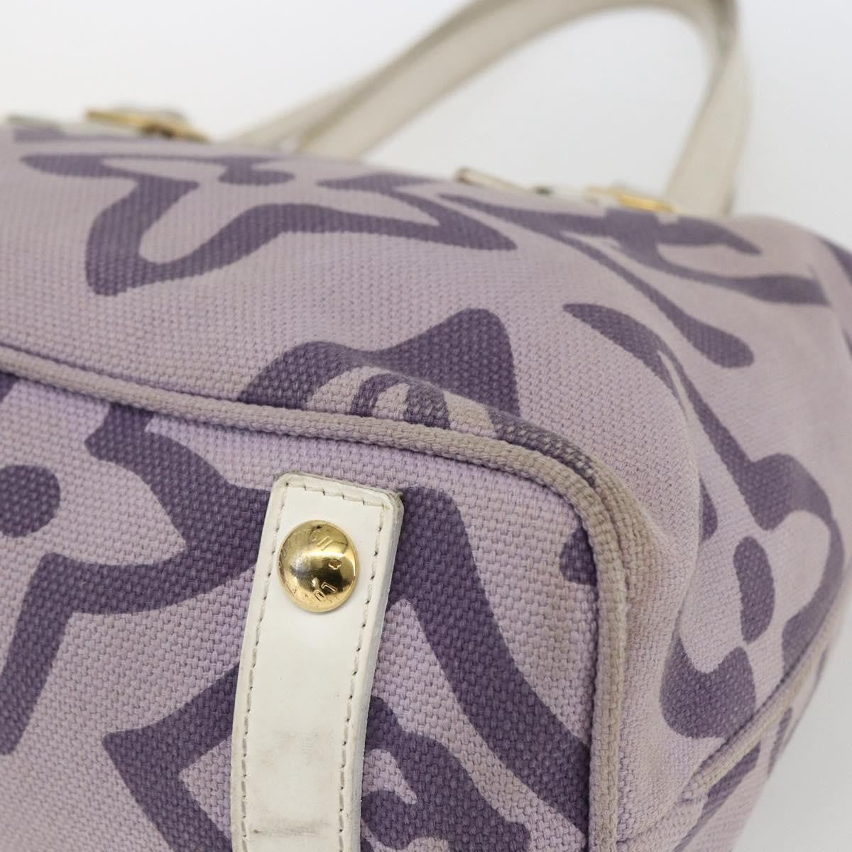 Louis Vuitton Tahitienne Cabas Canvas, PURPLE, CANVAS, Tote bag