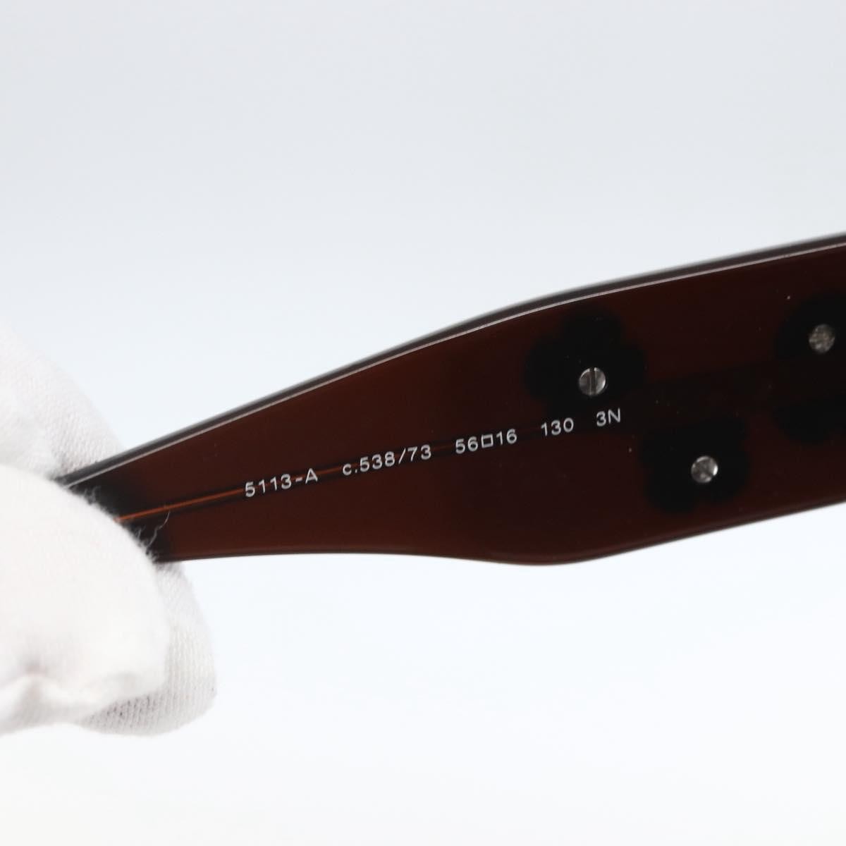 Chanel Camélia sunglasses Plastic, Brown, Plastic, Sunglasses