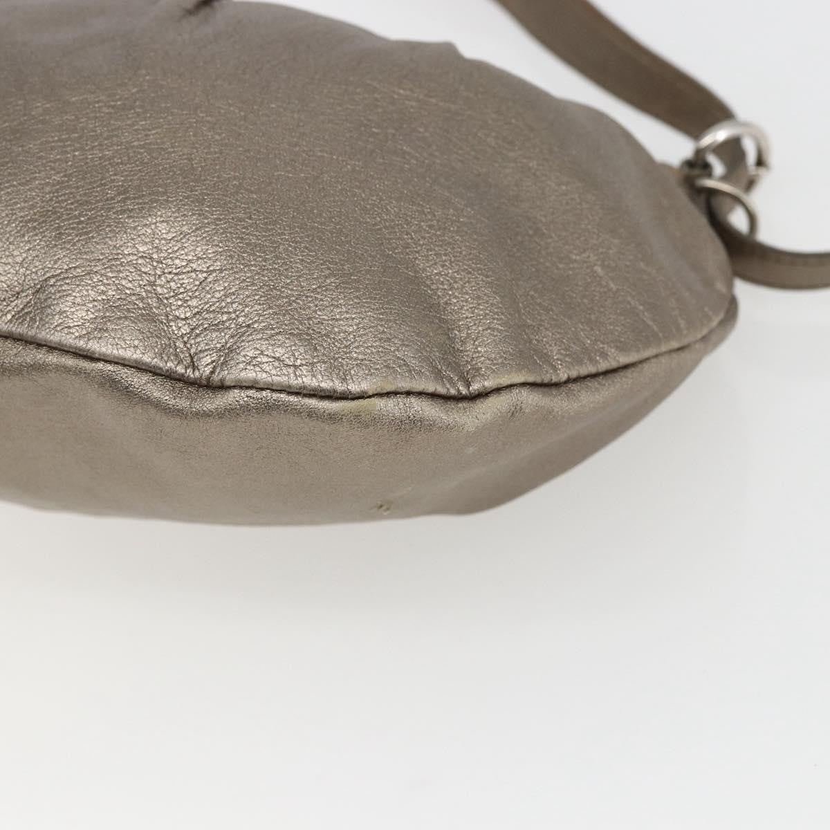Miu Miu Shoulder Bag Leather, GOLD, LEATHER, Shoulder bag