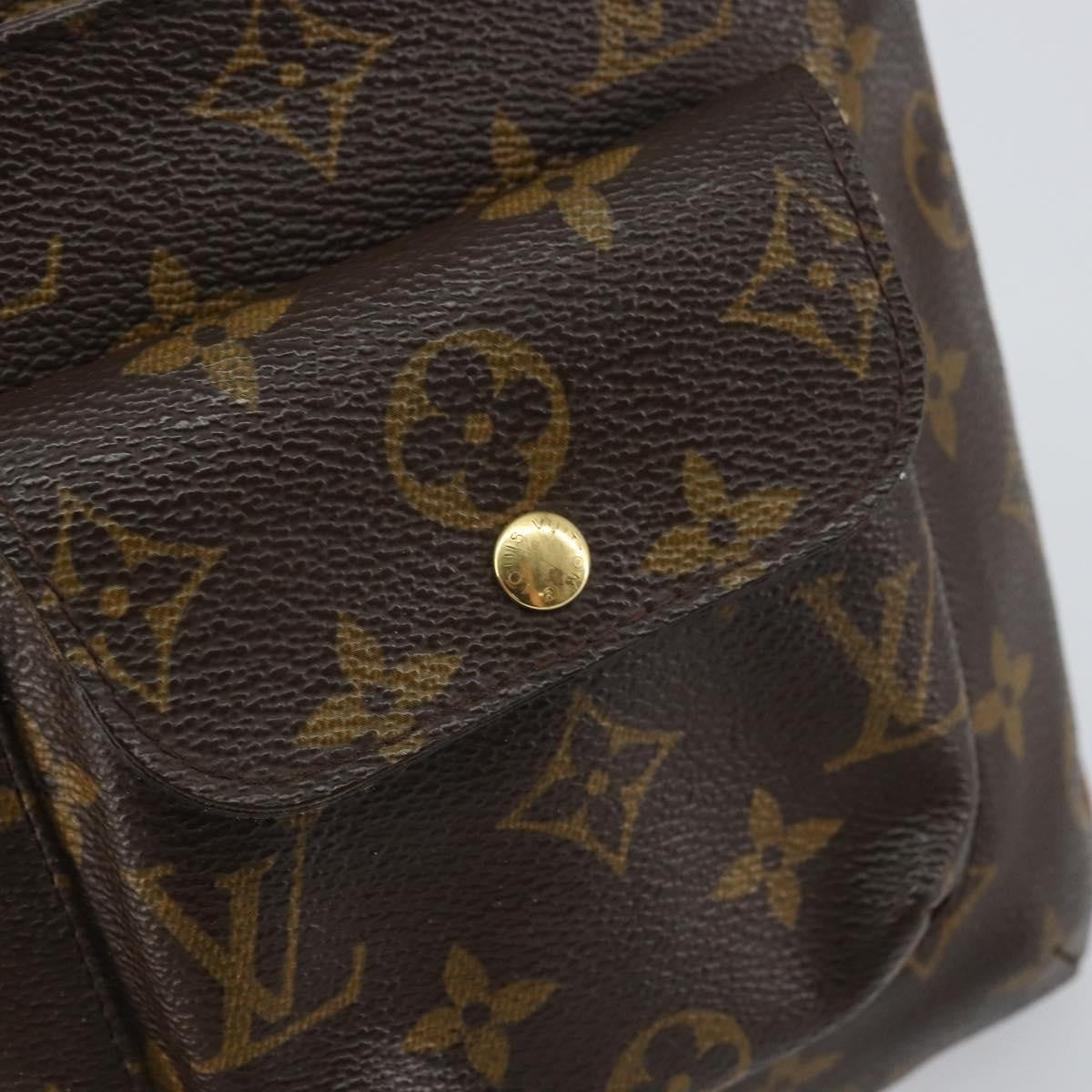 Louis Vuitton Partition Wristlet Clutch Monogram Canvas, BROWN, CANVAS, Clutche & pouche