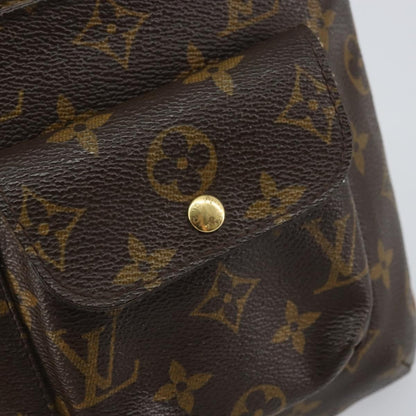 Louis Vuitton Partition Wristlet Clutch Monogram Canvas, BROWN, CANVAS, Clutche & pouche