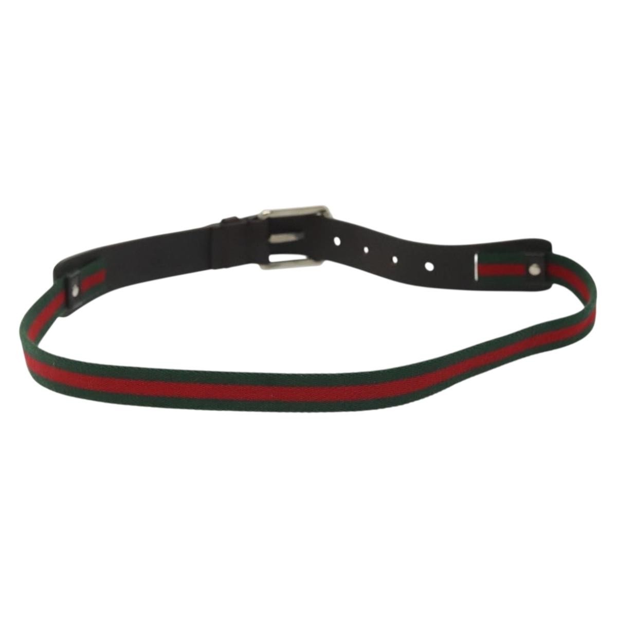 Gucci Web Belt Canvas and Leather, BLACK, LEATHER, Belts