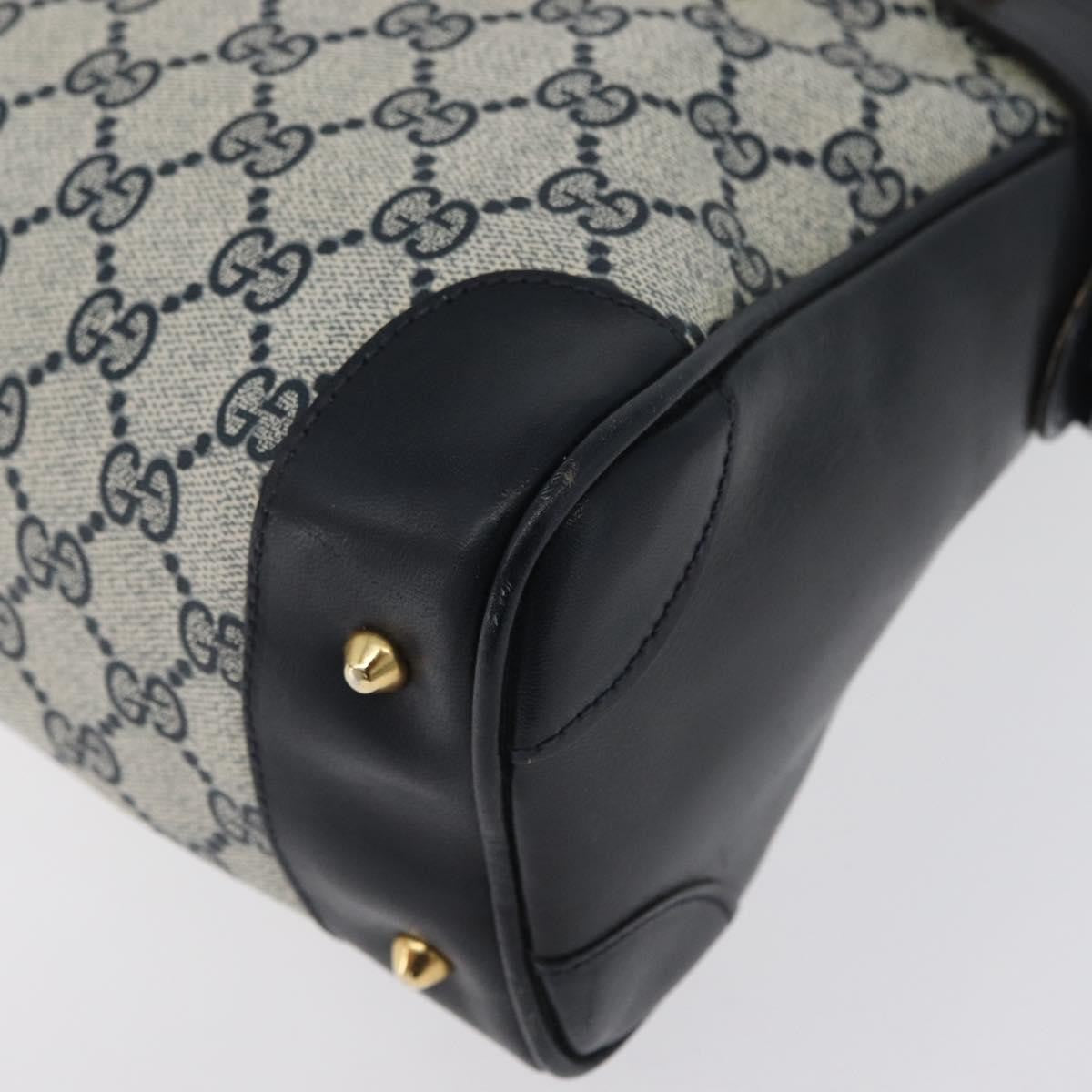 Gucci GG supreme handbag GG canvas, NAVY, PVC, Handbag