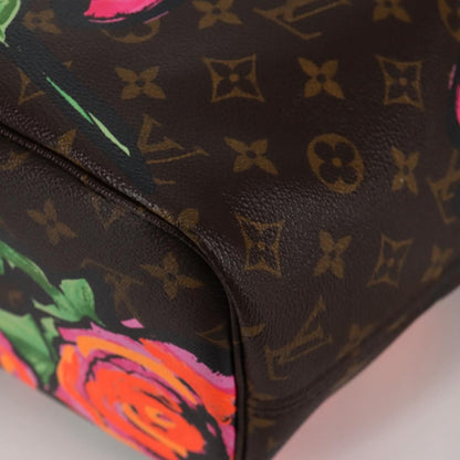 Louis Vuitton Neverfull Tote Limited Edition Monogram Roses, MULTICOLOUR, CANVAS, Tote bag