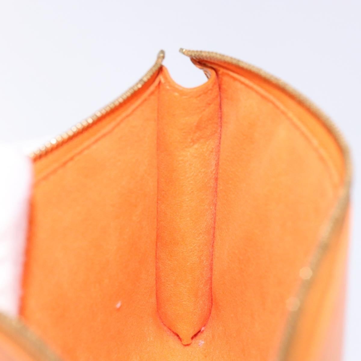 Louis Vuitton Pochette Accessoires Epi Leather, ORANGE, LEATHER, Clutche & pouche