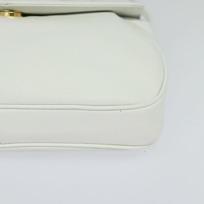 Givenchy Vintage 4G shoulder bag Leather, WHITE, LEATHER, Shoulder bag