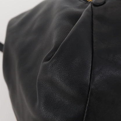Versace Vintage Shoulder Bag Leather, BLACK, LEATHER, Shoulder bag