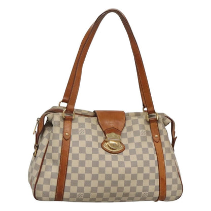 Louis Vuitton Stresa Handbag Damier, WHITE, CANVAS, Tote bag