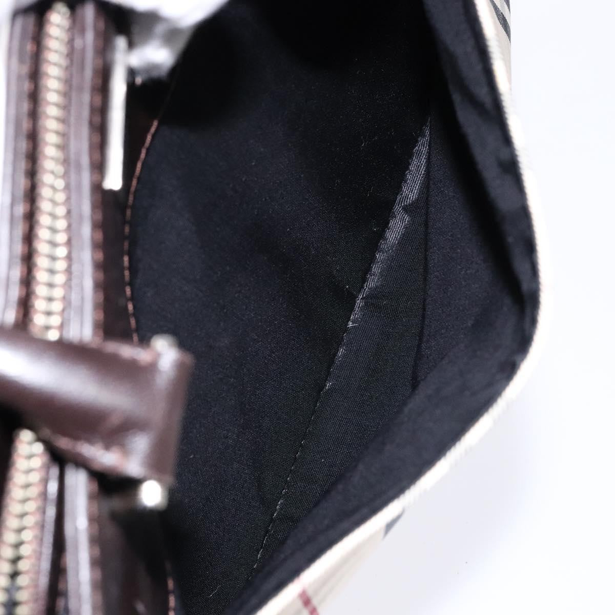 Burberry Nova Check Tote Canvas and Leather, BEIGE, NYLON, Tote bag