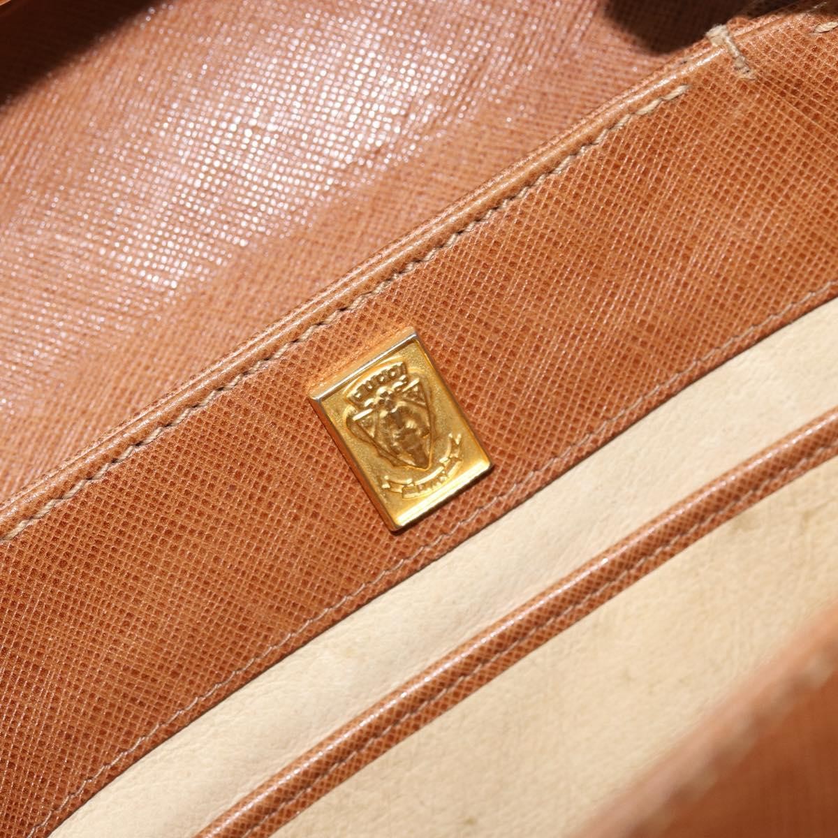 Gucci Vintage Shoulder Bag Leather, BROWN, LEATHER, Shoulder bag