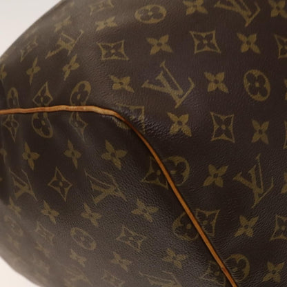 Louis Vuitton Keepall Bag Monogram Canvas, BROWN, CANVAS, Travel bag