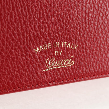 Gucci Wallet on Strap Leather, RED, LEATHER, Wallets