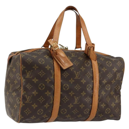 Louis Vuitton Sac Souple Handbag Monogram Canvas, BROWN, CANVAS, Travel bag