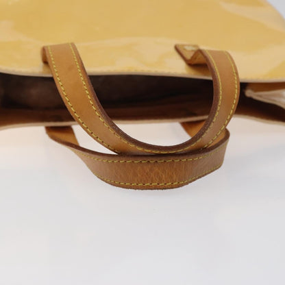 Louis Vuitton Vernis Houston Bag labellov, YELLOW, LEATHER, Handbag