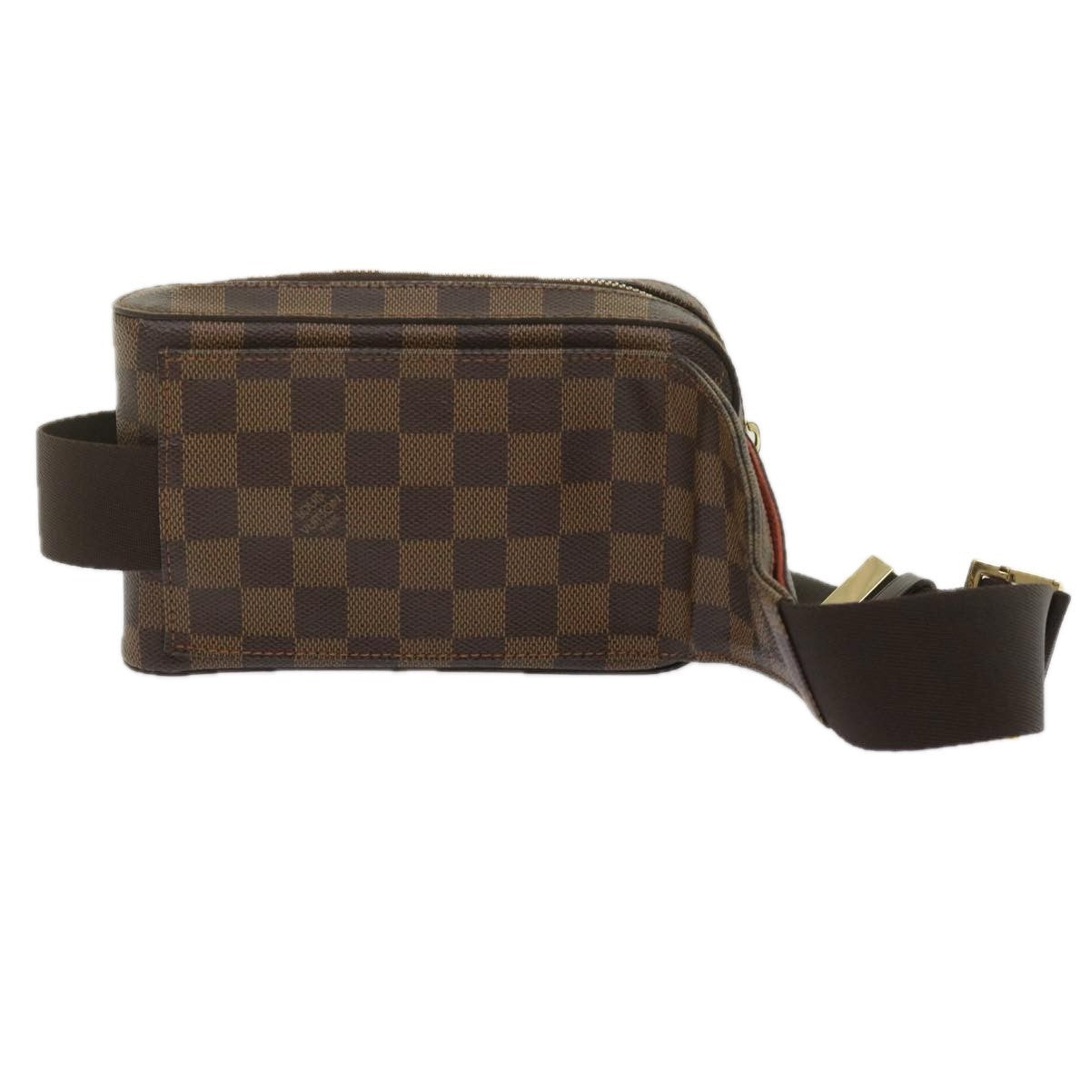 Louis Vuitton Geronimos Waist Bag Damier, BROWN, CANVAS, Travel bag