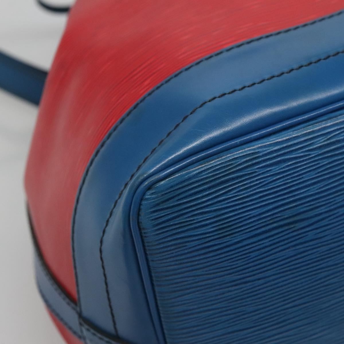 Louis Vuitton Bicolor Noe Handbag Epi Leather, RED, LEATHER, Handbag