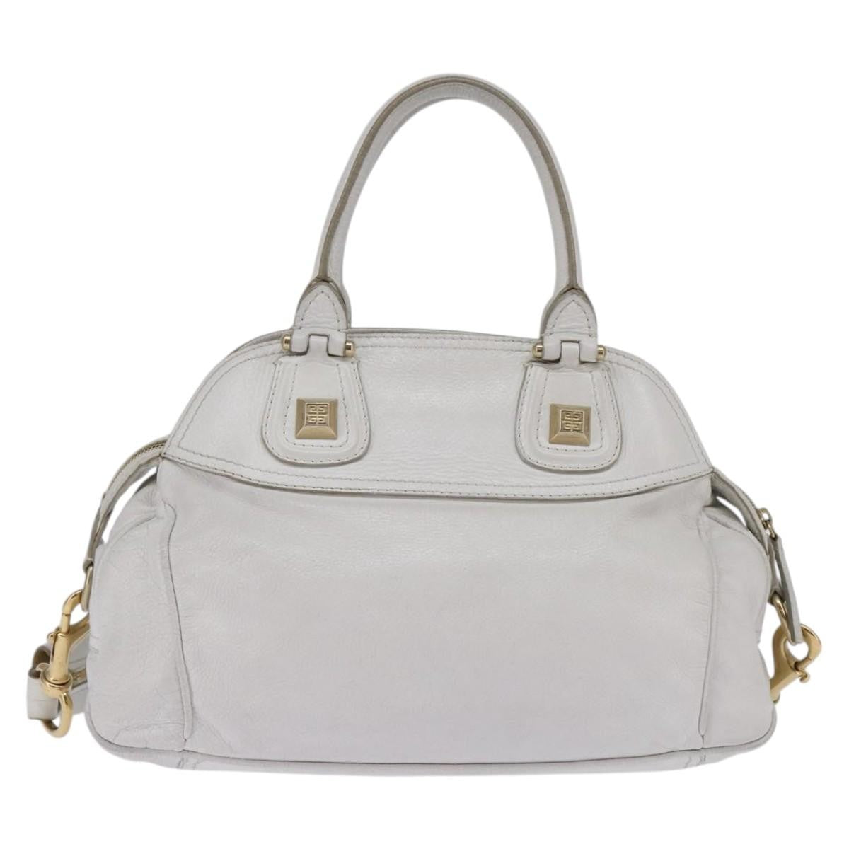 Givenchy Vintage Handbag Leather, GOLD, LEATHER, Handbag
