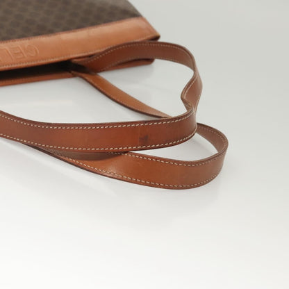 Celine Vintage Macadam Tote bag Canvas, BROWN, CANVAS, Tote bag