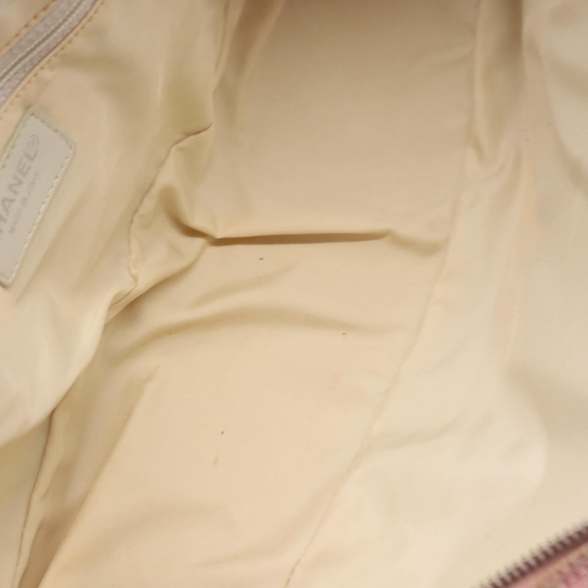 Chanel Travel Line Satchel Nylon, PINK, NYLON, Handbag