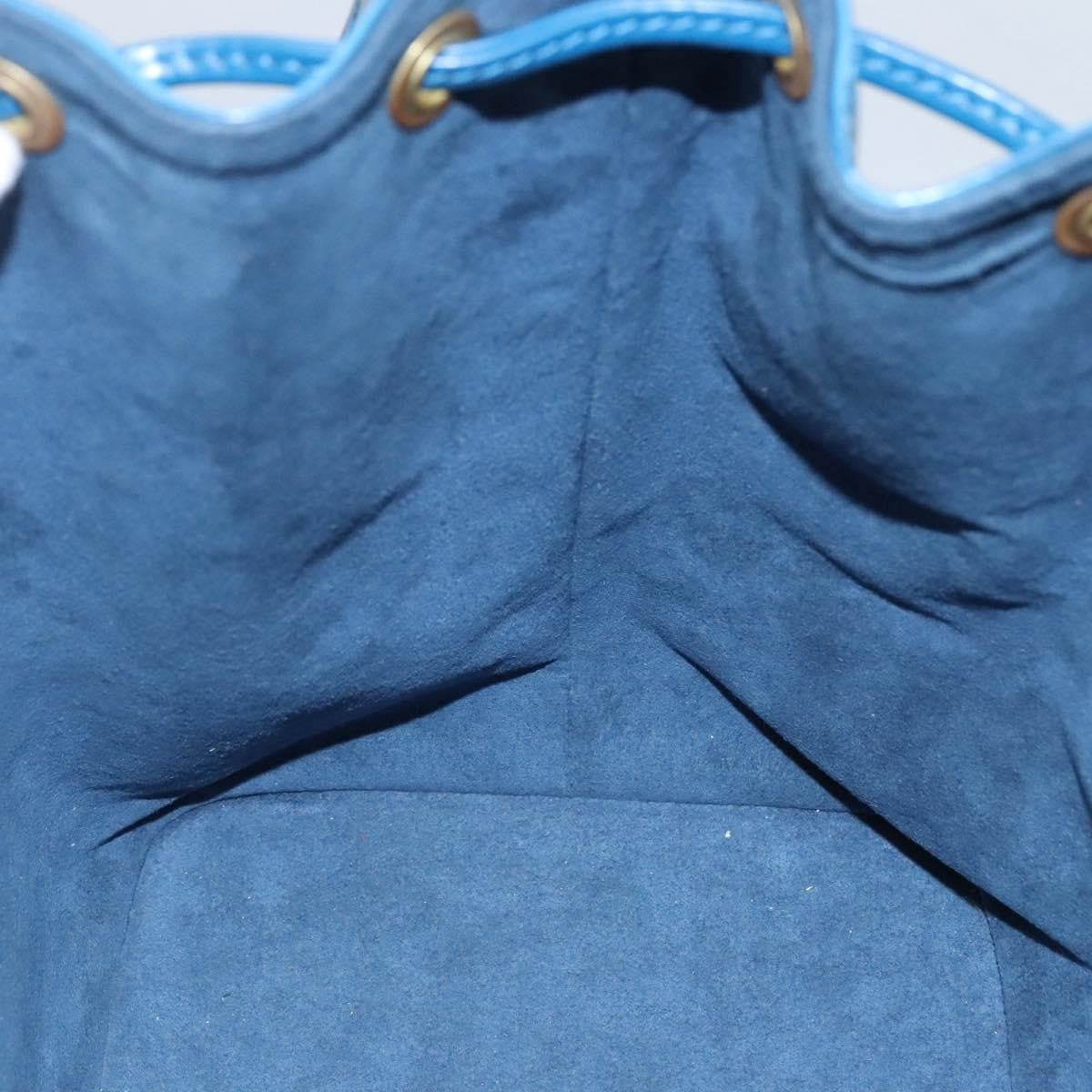 Louis Vuitton Petit Noe Handbag Epi Leather, BLUE, LEATHER, Handbag