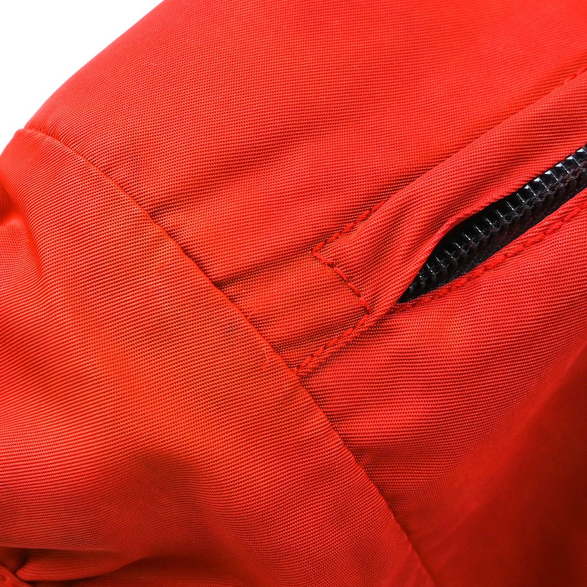 Prada Double Buckle Backpack Tessuto, Red, Nylon, Backpack