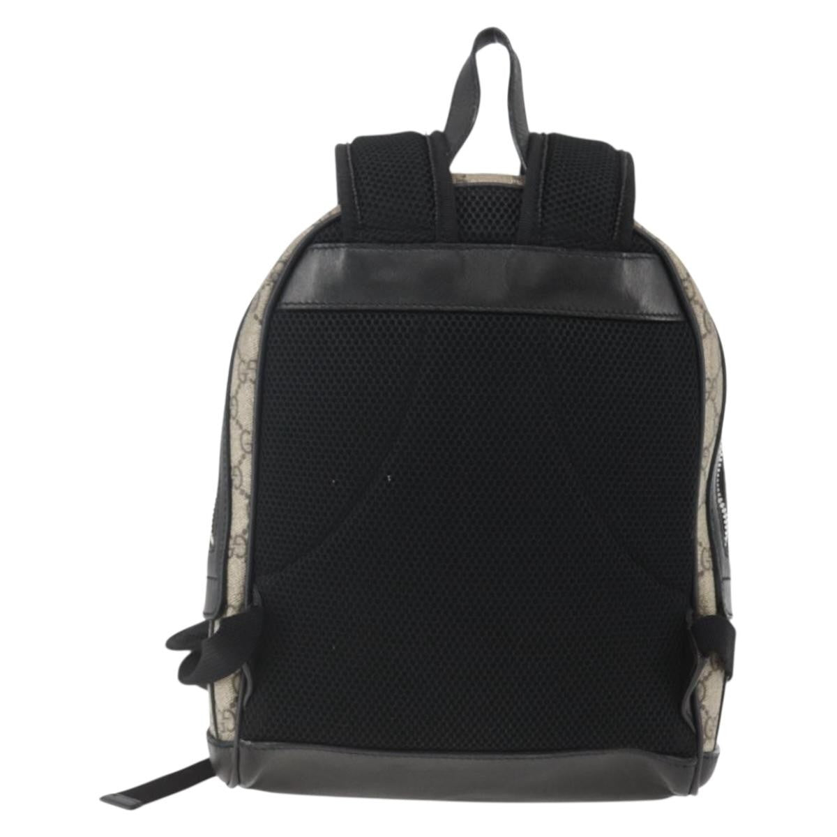 Gucci Zip Pocket Backpack Embellished GG Coated Canvas, BEIGE, PVC, Backpack