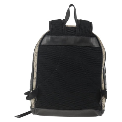 Gucci Zip Pocket Backpack Embellished GG Coated Canvas, BEIGE, PVC, Backpack