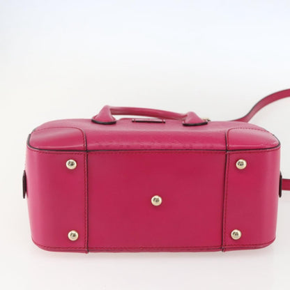 Gucci Bright Top Handle Bag Diamante Leather, PINK, LEATHER, Handbag